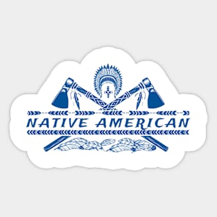 Native American. Sticker